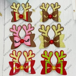 KSCRAFT Christmas Reindeer Bows Cutting Dies Stencils for DIY Scrapbooking Decorative Embossing DIY Paper Cards