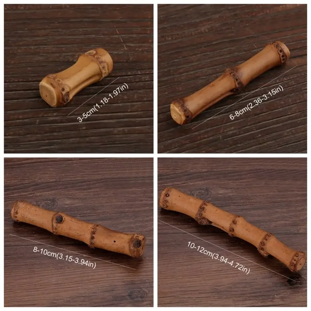 Chinese Style Natural Bamboo Root Brush Pen Holder Penmanship Pen Stand Art Supplies