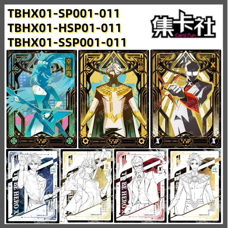 

riginal To Be HERO X Card Rare Heroes Wei Chao Queen Liang Long Signed SP SSP HSP Cards Anime Collection Card Toys Gift