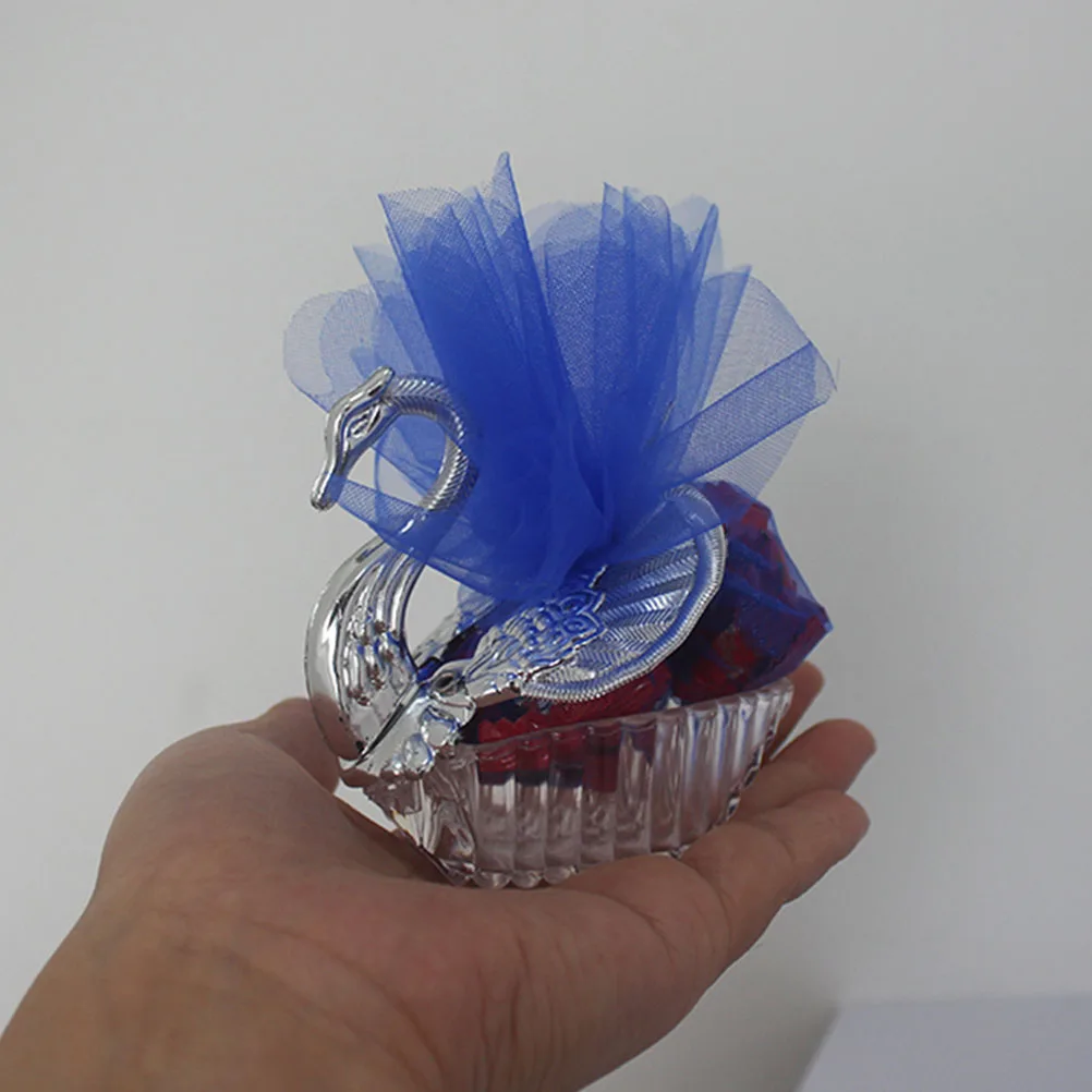 

24pcs Wedding Candy Boxes Elegant Swan Design High Grade Material Unique Shape Practical Gift Holders Packaging Boxes