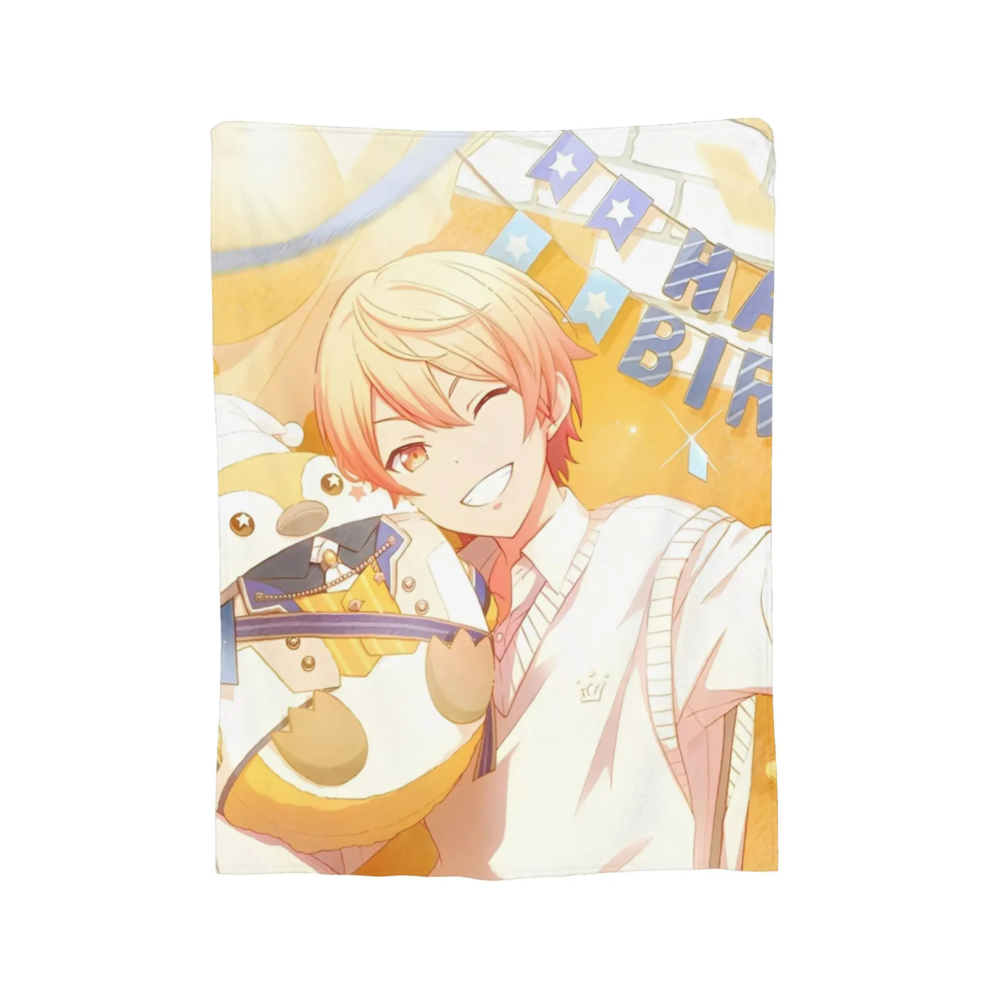 sekai tsukasa tenma Blanket Multi-size Soft Fuzzy Plush  Throw Blankets for Couch Sofa and Bed