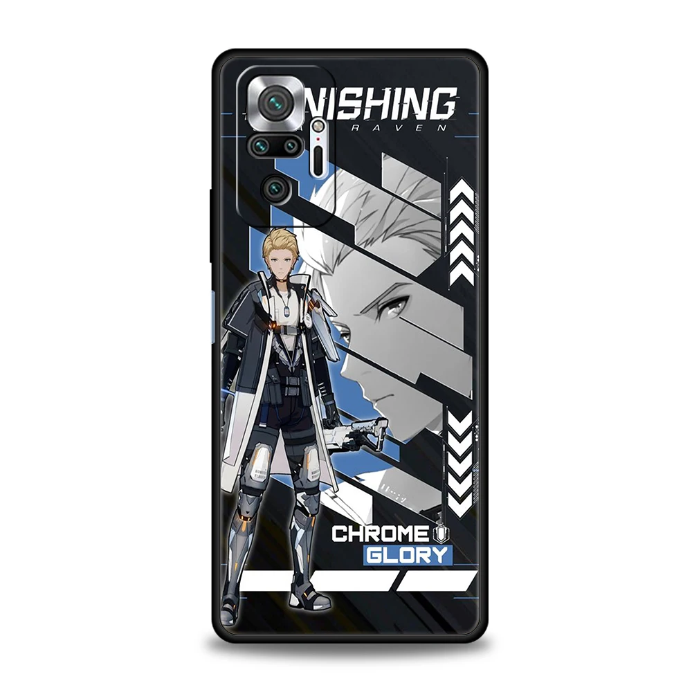 Punishing Gray Raven Anime Phone Case For Xiaomi Redmi Note 12 5G 10C 10 11 9 8 Pro Plus 9S 7 8T 9T 9A 8A 9C K40 Gaming Cover