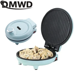 DMWD Electric Baking Pan Double-sided Heating Crepe Maker Skillet Pancake Baking Machine Non Stick Grill Pie Pizza Griddle 20cm