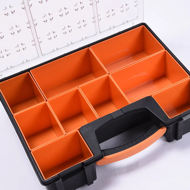 9 Grids Portable Mechanical Accessories Storage Box Multifunctional Storage Tool Plastic Parts Organizer Box
