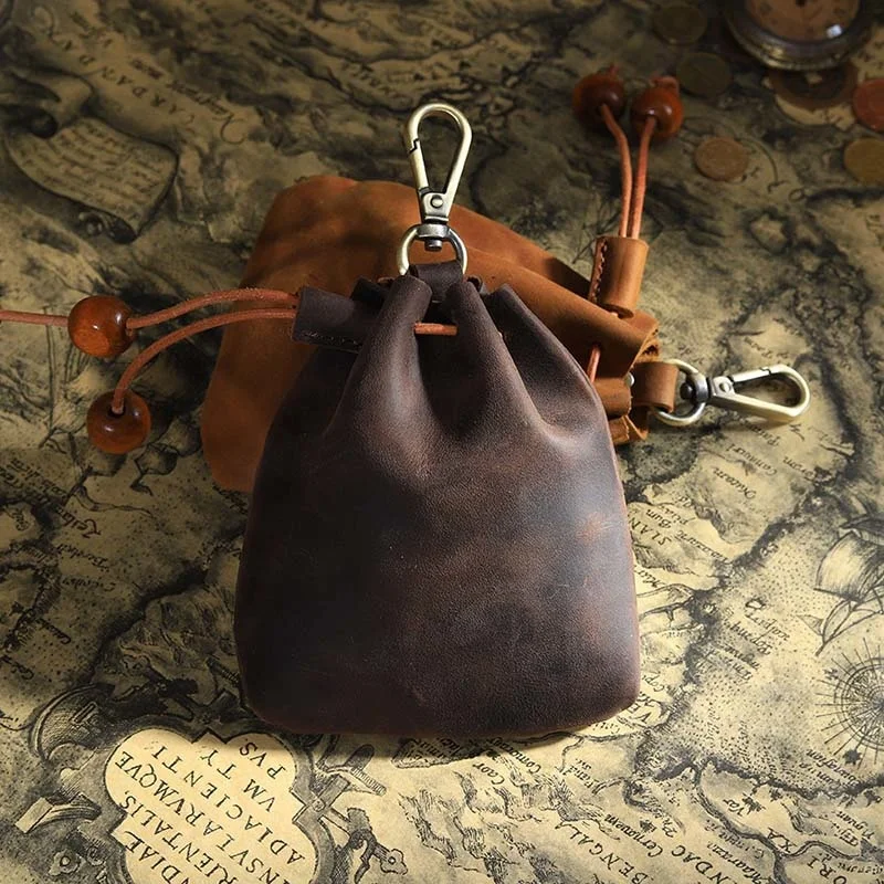 Renaissance mittelalter liche Leder Kordel zug Gürtel tasche Wikinger Ritter Pirat Cosplay Requisiten Tasche Steampunk Münz beutel Geldbörse Männer Frauen