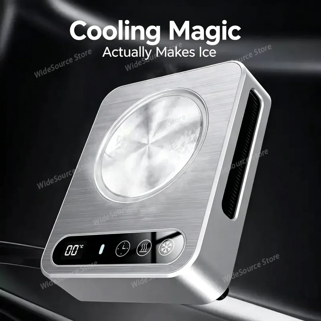 Quick Cooling Coaster Office Desktop Cooler, Dual Use Cooling & Constant Heating Beverage Chilling Gadget