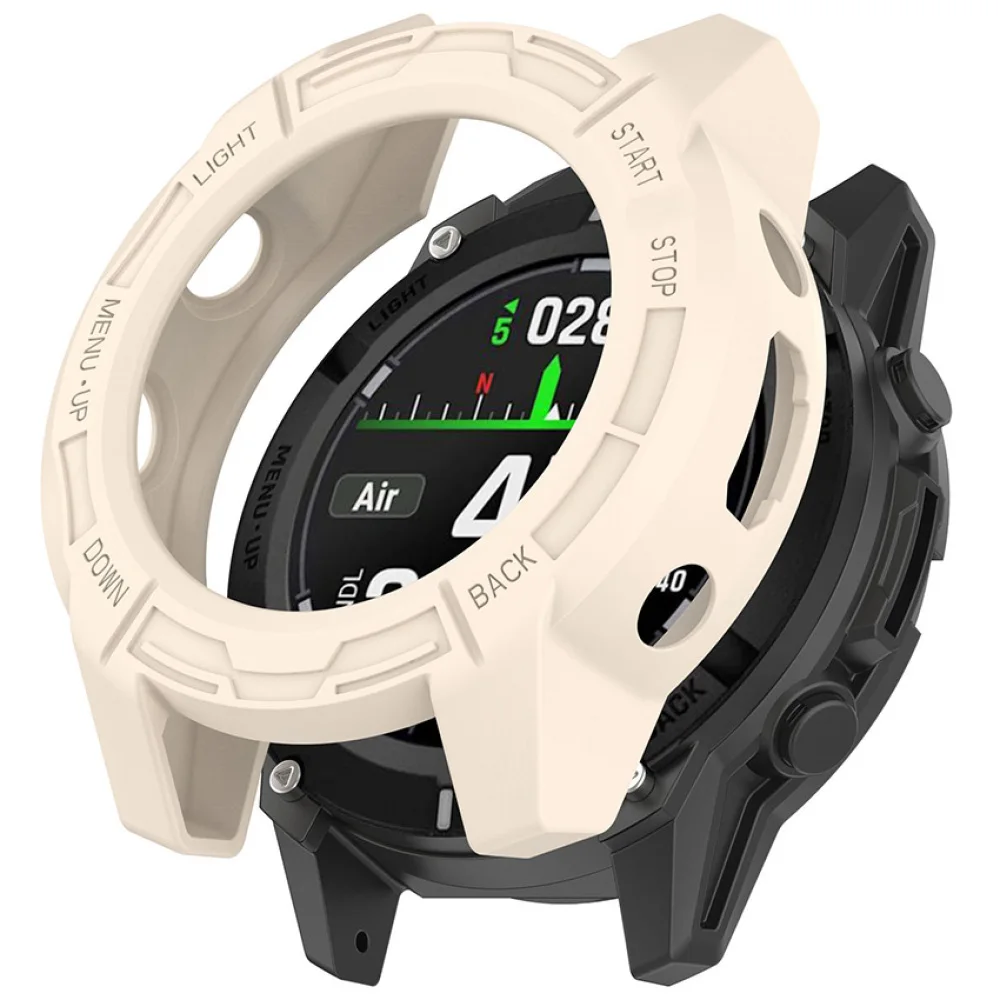 1 قطعة حافظة واقية على شكل درع إطار ساعة ذكية لـ GARMIN Descent G2/G1/G1 Solar/G1 ملحقات Letel الشمسية