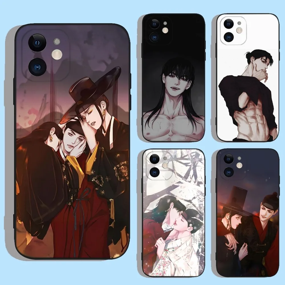 

The GhostS Nocturne Phone Case For iPhone 16,15,14,13,12,11,XS,XR,X,8,7,Pro,Max,Plus,mini Silicone Black Cover