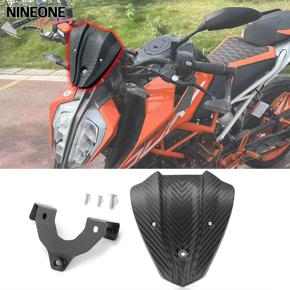 

Compatible For KTM 1290 DUKE R RR Mini Windshield Windscreen Front Fly Screen Deflector Fairing Accessories Duke 1290 2020-2023