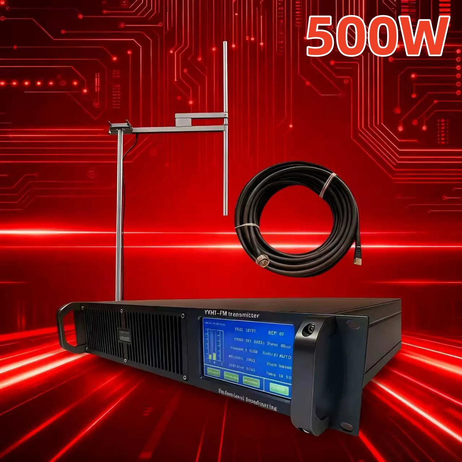 

TC- Expedition-Grade YXHT 500W FM Transmitter for Polar & Field Scientific Research Communication