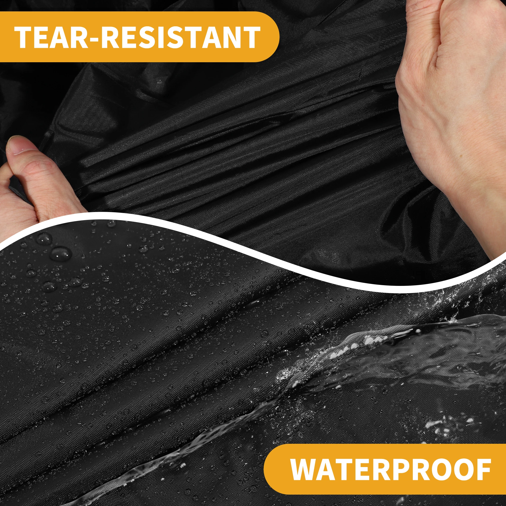 Uxcell Cubierta de coche impermeable para todo tipo de clima para Volkswagen Tiguan Swb 2017-2024 210D-Pu