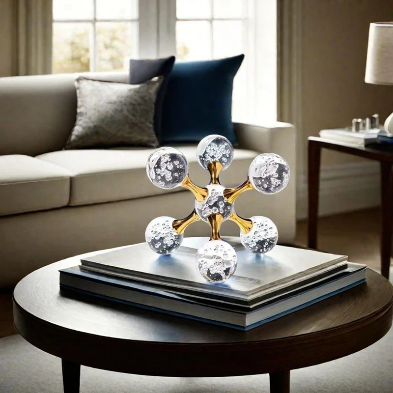 Modern Geometric, Simple Molecular Ornaments for Home Rooms, Table Decorations, Desktop Ornament Retail