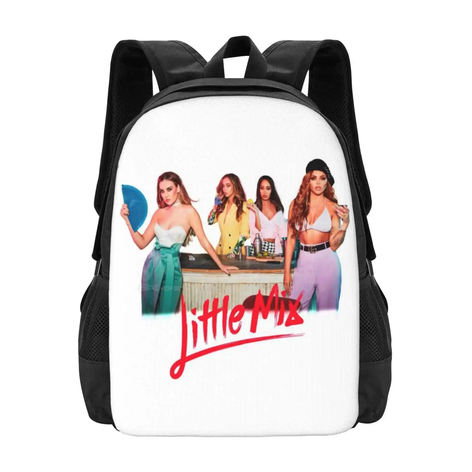 Little Mix Teen College Student Backpack Pattern Design Bags Little Mix Phone Wallets Little Mix Curtains