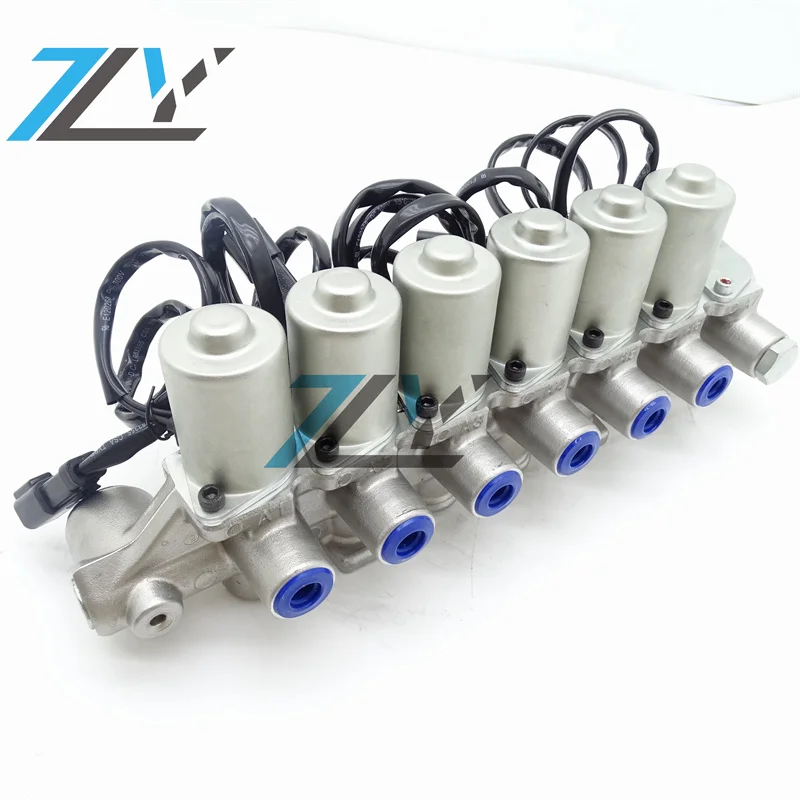 

2A56011212 6-way electromagnetic directional control valve assembly is suitable for PC200-8 PC210-8 PC220-8 PC240-8 excavators