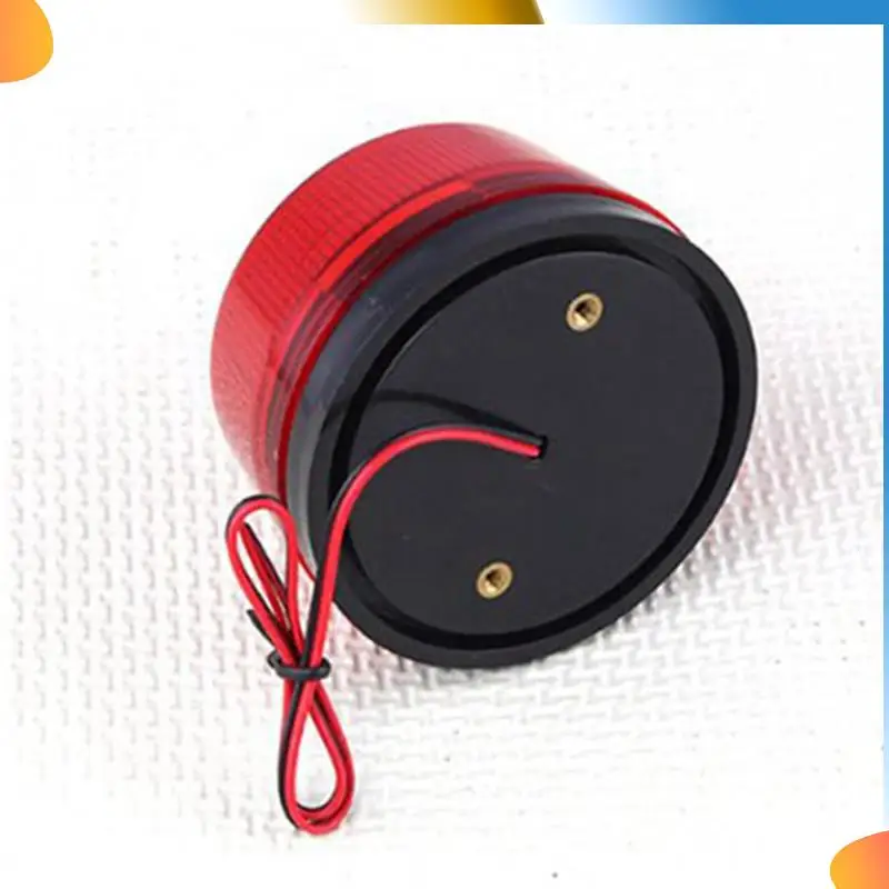 

B48A 3X 12V Светодиодный мигающий стробоскоп для домашней охранной сигнализации Красный