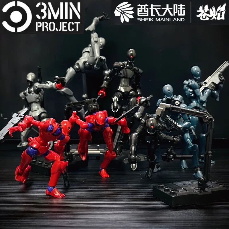 Nova chegada sheik mainl & 3min-a kit de modelo de montagem robô figura de ação brinquedos modelo de plástico kit estátua ornamento brinquedo presente de aniversário