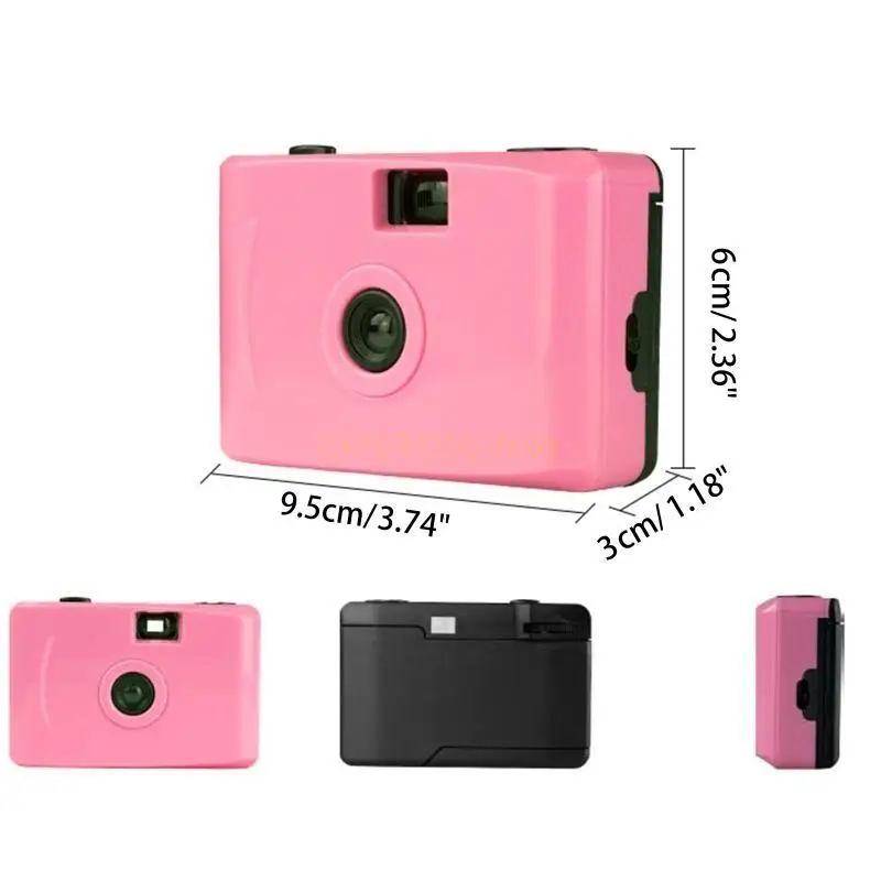 F62C 35mm Retro Film Camera Manual Kids Point-and Camera 3 أمتار مقاومة للماء غير قابلة للتغلب على الكاميرا هدية التخرج