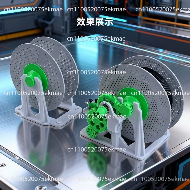 Hand-Crank Roll Organization 3D Material Manual Wire Winder Coiler Printing Consumables Reel Filament Spool Hand Crank