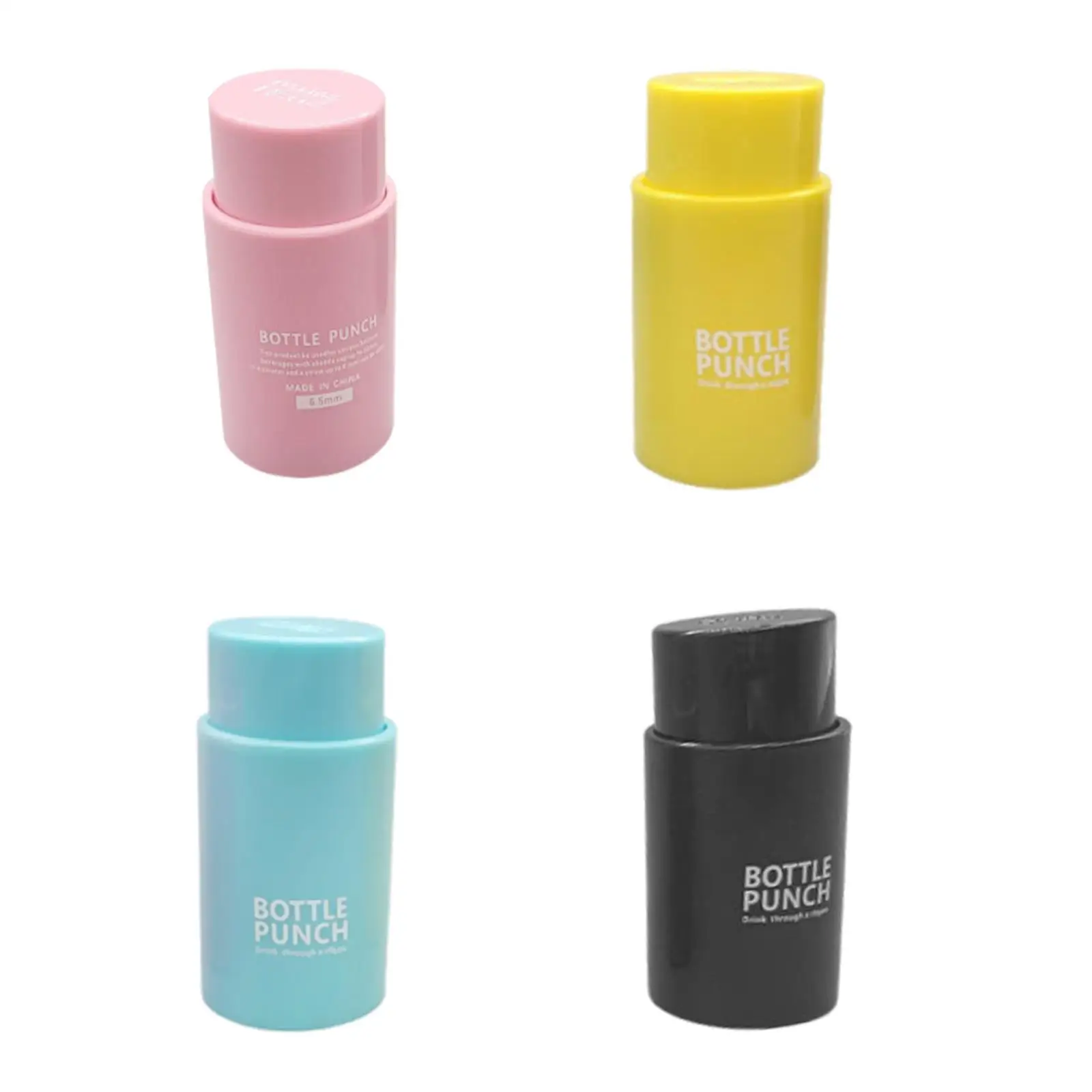 

Water Bottle Cap Hole Punch Creative Practical Manual Straw Hole Punch Water Bottle Cap Hole Maker for Party Home