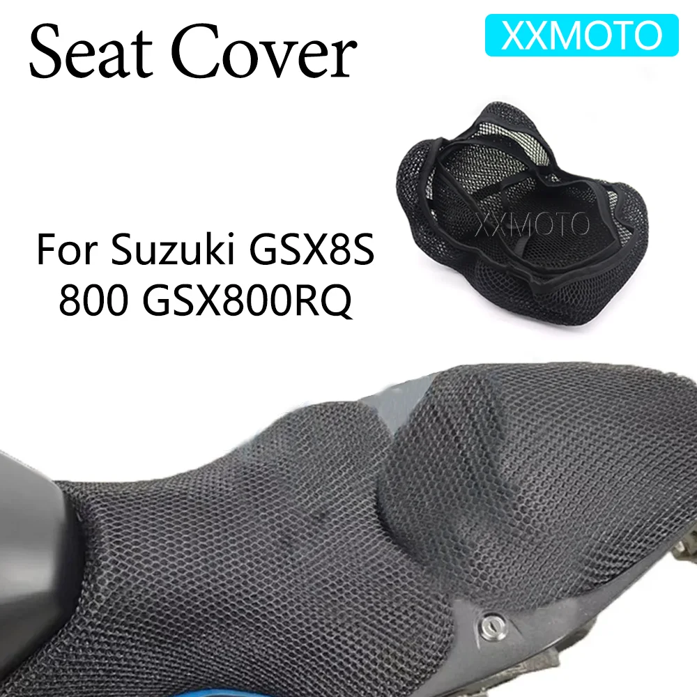 

For Suzuki GSX8S GSX800 GSX800RQ GSX 8S 800 800RQ Motorcycle Seat Cover Heat Insulation Breathable Non-Slip Protection Cushion
