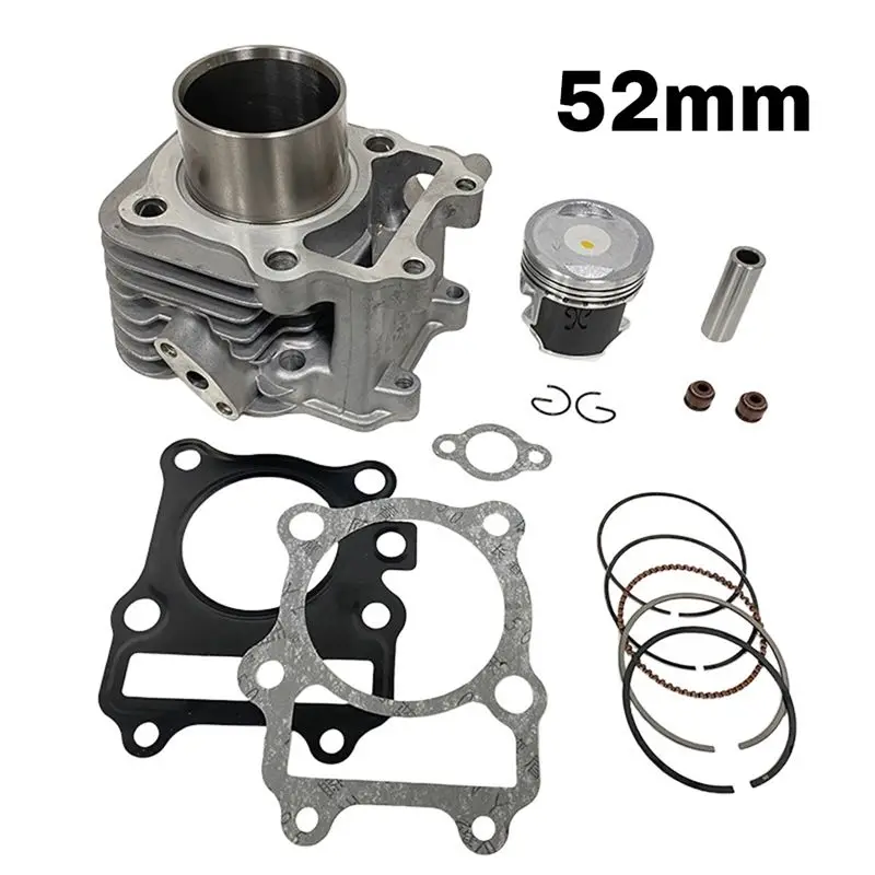 A95E-For GS125 GN125 EN125 GZ125 DR125 AN125 125Cc 52Mm Motorcycle Engine Cylinder Piston Replacement Kit