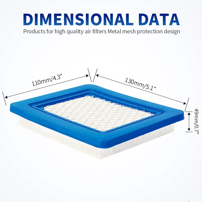 Onnfang-filtro de aire para cortacésped Briggs & Stratton 491588 491588S 399959, repuesto de cartucho, piezas de accesorios