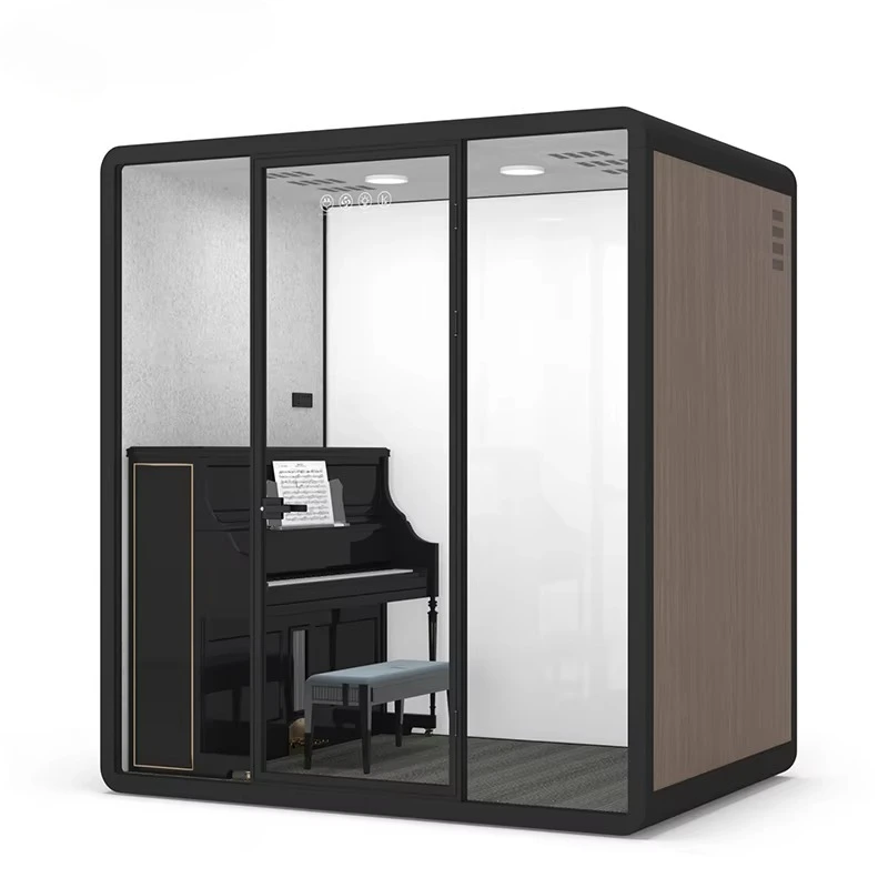 Acoustic Silence Booth Indoor Mobile Study Cabin for Office Building Warehouse Living Room Mobile soundproof room Area