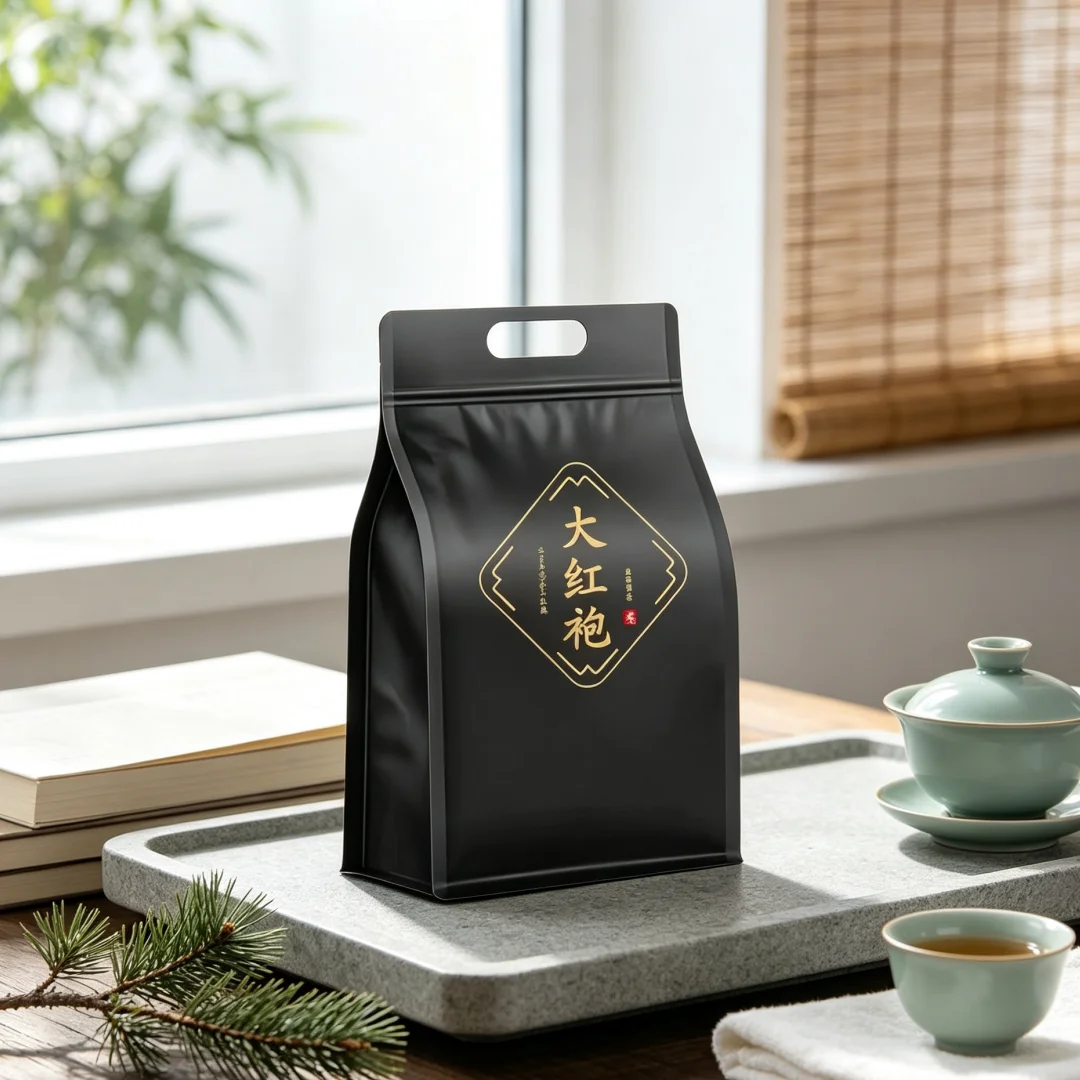 Juego de Té Lapsang Souchong en Bolsas con Cierre, Té Negro Chino Wuyi ZhengShan, Bolsa de Té Reciclable con Sellado, 250g