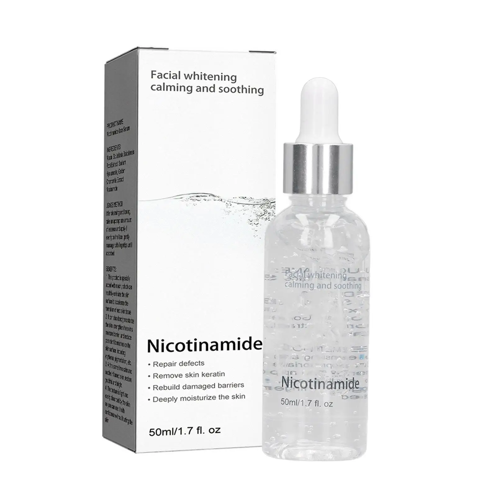 

Nicotinamide Serum 50ml Brightening Formula for Blemish Removal Deep Moisturizing for pimple Marks Treatment