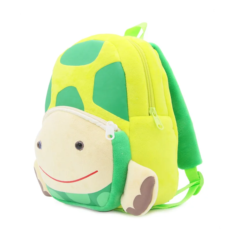 Personalized Turtle Children\'s Backpack Customized Name Baby Kindergarten Plush Animal Backpack Children\'s Day Gift Pack