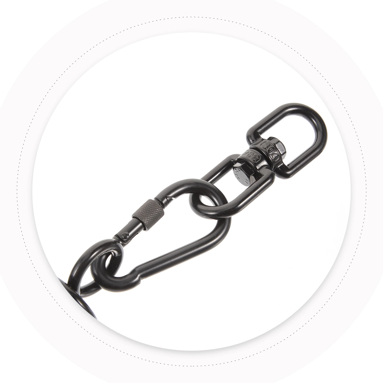 

Heavy Duty Hammock Swing Spring Kit Black Set Carbon Steel Patio Springs Hanging Tool Multifunctional Swing Chair Yoga