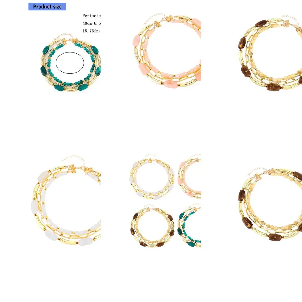  Stylish Layer Bead Chokers Necklace Versatile Jewelry For Work Event Gatherings
