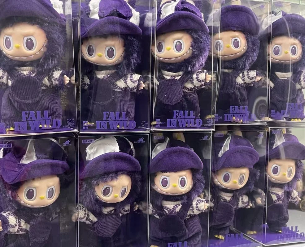 17cm Labubu Purple Zimomo Mokoko Christmas Glitter Saints Sweetheart Series Doll New Product Ordinary Keychains Girl Cute