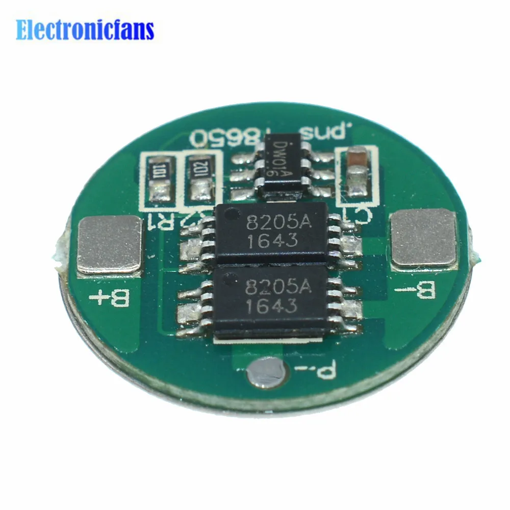 5pcs Dual MOS Battery Protection Board 18650 Lithium Battery Charging Protect Module Overcharge Overcurrent Protection