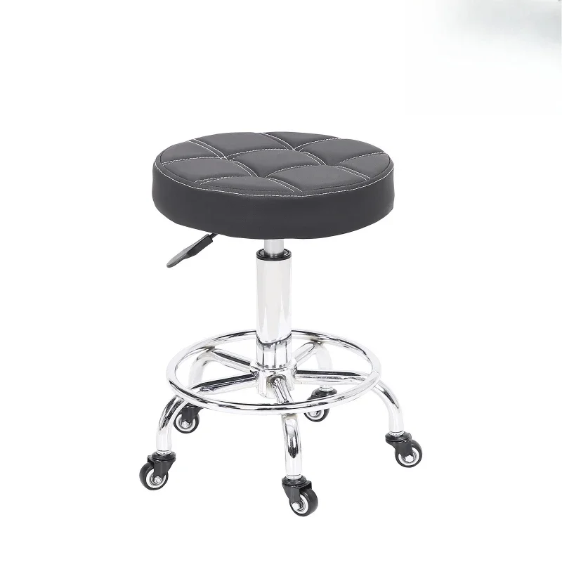 

Barber Chair Pulley Lifting Massage Stool for Beauty Salon Nail Art Tattoo Embroidery Multifunctional Hydraulic Beauty Stool