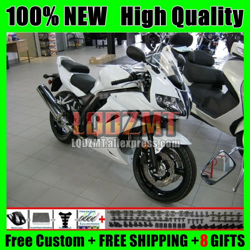 SV650S SV1000S For SUZUKI SV650 SV1000 S 2003 2004 2005 2006 2007 Gloss white 20No.10  SV 650 1000 CC 08 09 10 11 12 13 Fairing