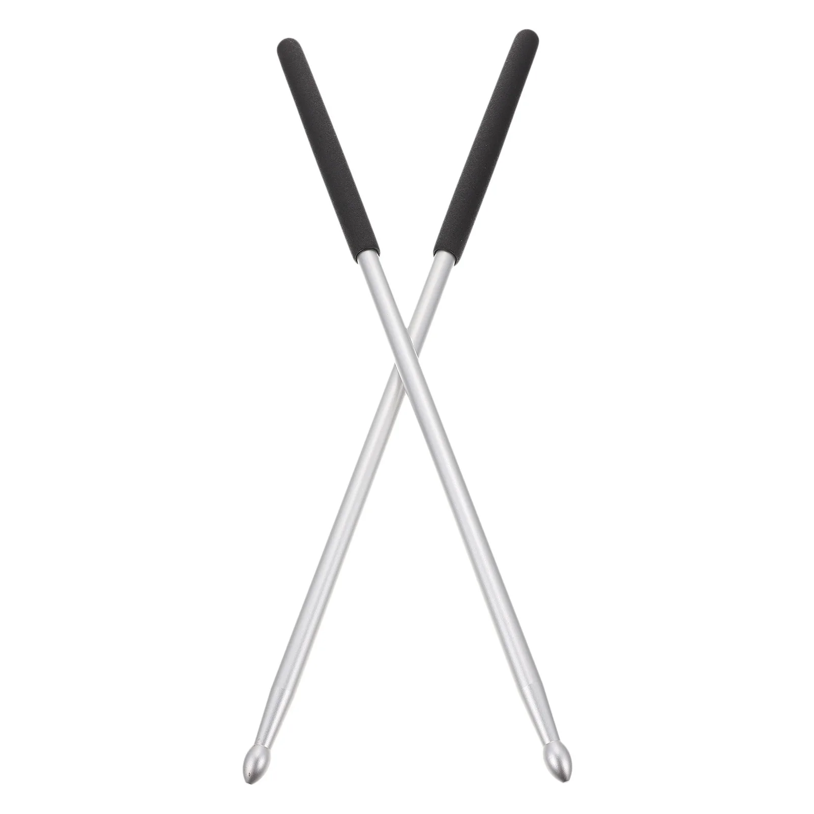 

2Pcs High Quality Aluminum Alloy Drumsticks Smooth Finish Comfortable Hold Perfect for Music Practice Portable Percussion Sticks