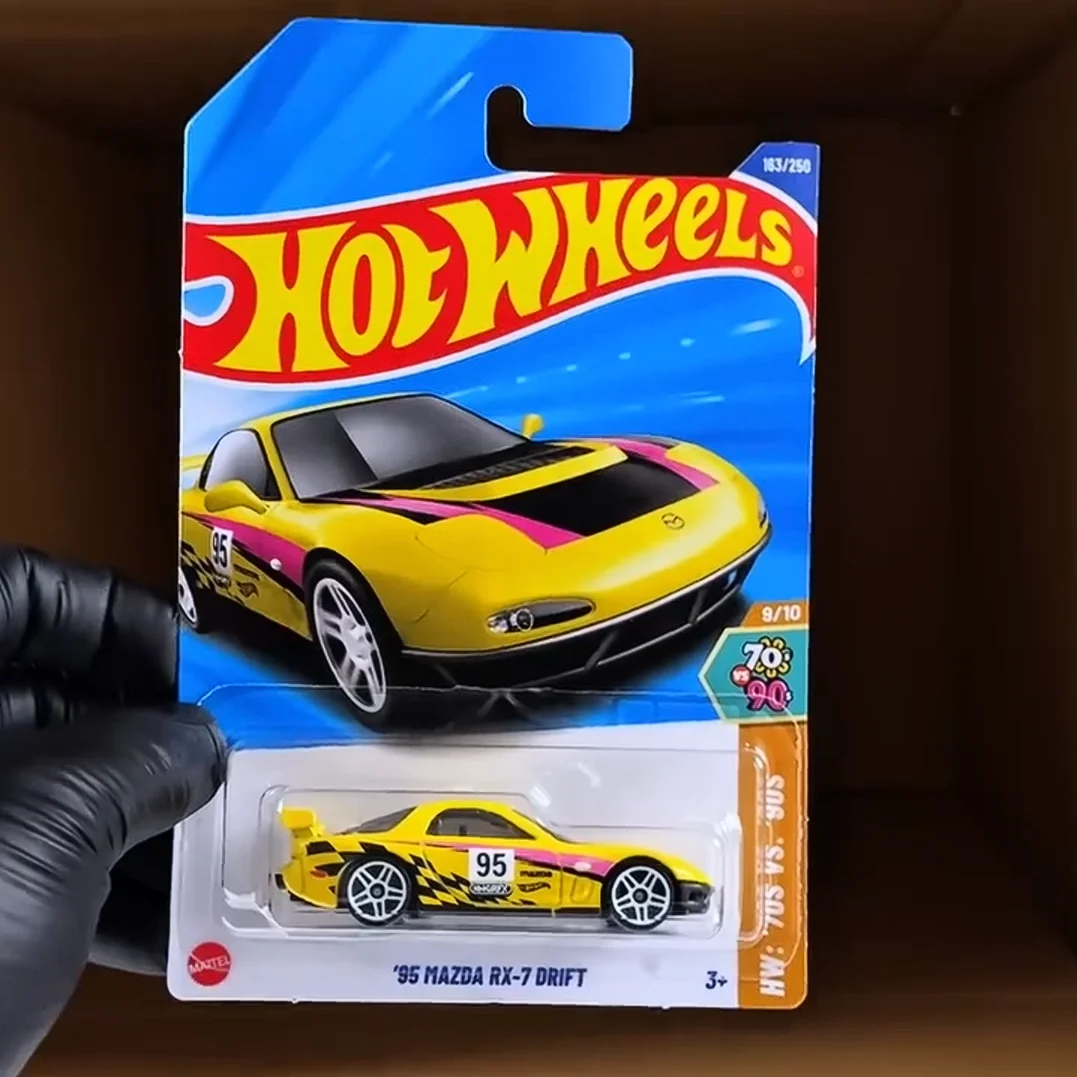 

2025-163 Hot Wheels Cars 2025H 95 MAZDA RX-7 DRIFT 1/64 Metal Die-cast Model Toy Vehicles