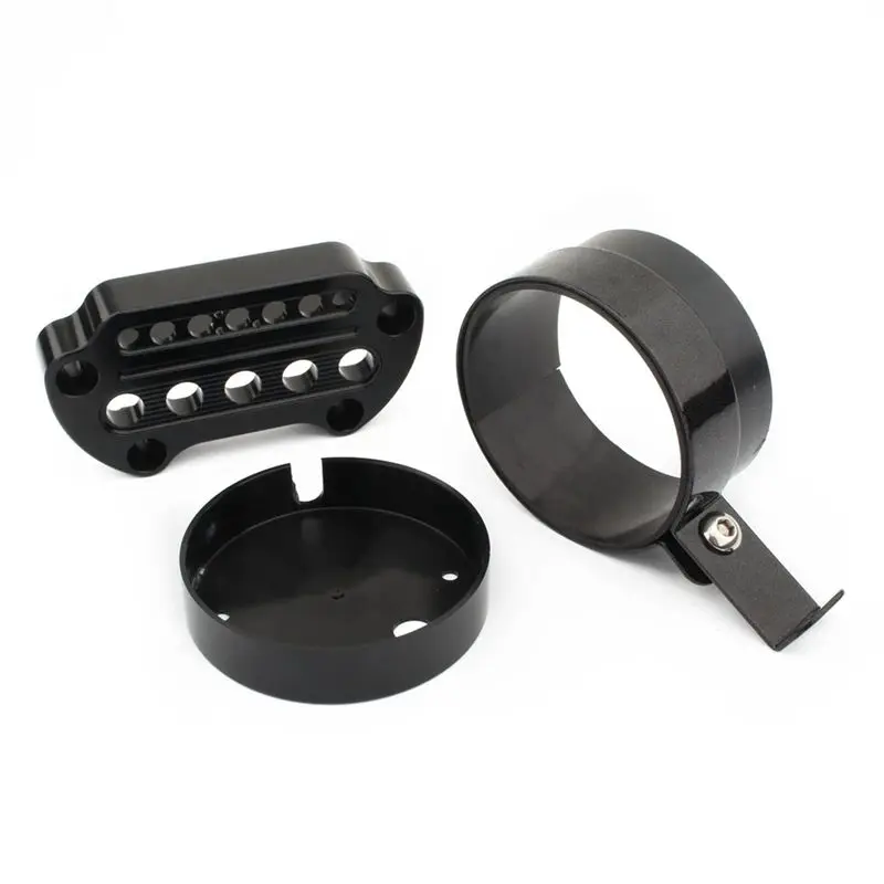 

Leading-Edge-Side Mount Speedometer Relocation Bracket With Handlebar Clamps Kit For Sportster 883 1200 Iron 48 Roadster