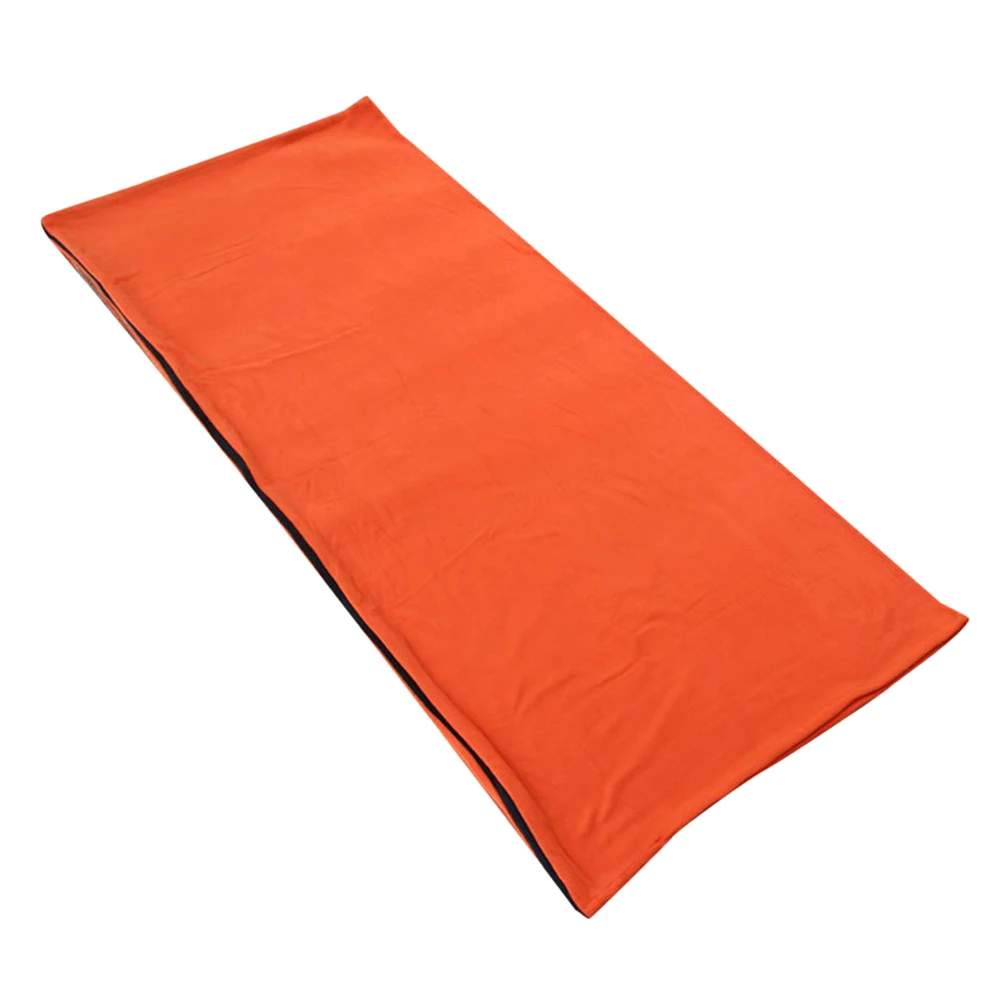 

Portable Sleeping Bag For Adults Lightweight Camping Sleep Bag With Full Zipper Breathable Outdoor Hiking Trekking Gear Orange