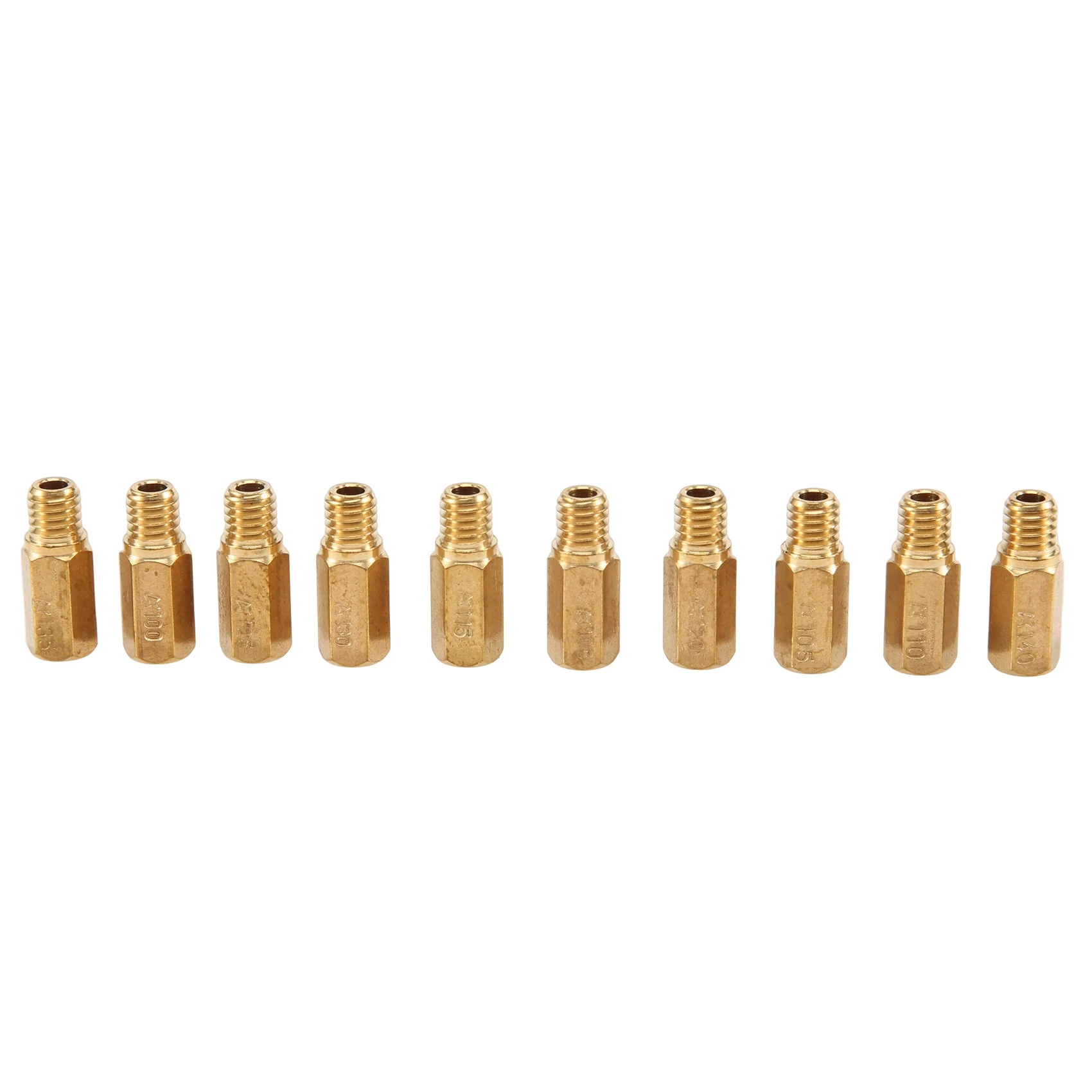 LNHF 30Pcs Carburetor Main Jet and 10Pcs Slow Pilot for PWK CVK PWM Carbs