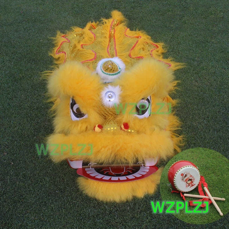 

Royal 14 inch Lion Dance Costume Drum 5-12 Age Kid Boy Girl Children WZPLZJ Gift Party Performance Park Game Outdoor Even Mascot