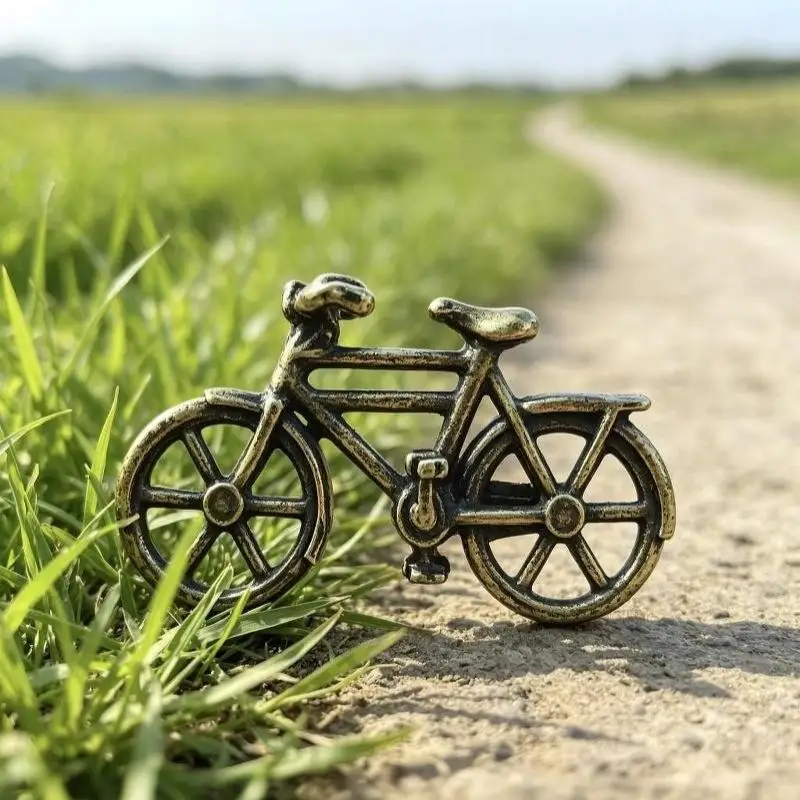 Mini Alloy Bicycle Figurine Retro Antique Finish Exquisite Detail: Home Decor Gifts Cycling Lovers