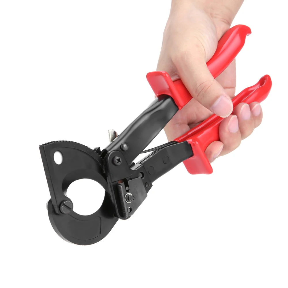 Professional Heavy Duty 240mm² Ratchet Cable Cutter Wire Cut Hand Tool for Cutting Copper and Aluminum Cable