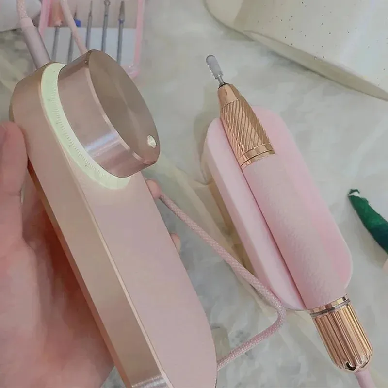 ZTEM ملف أظافر الأصابع مطحنة كهربائية 4 جيل ترقية آلة طحن تلميع الأظافر المقاومة للماء لصالونات الأظافر #5