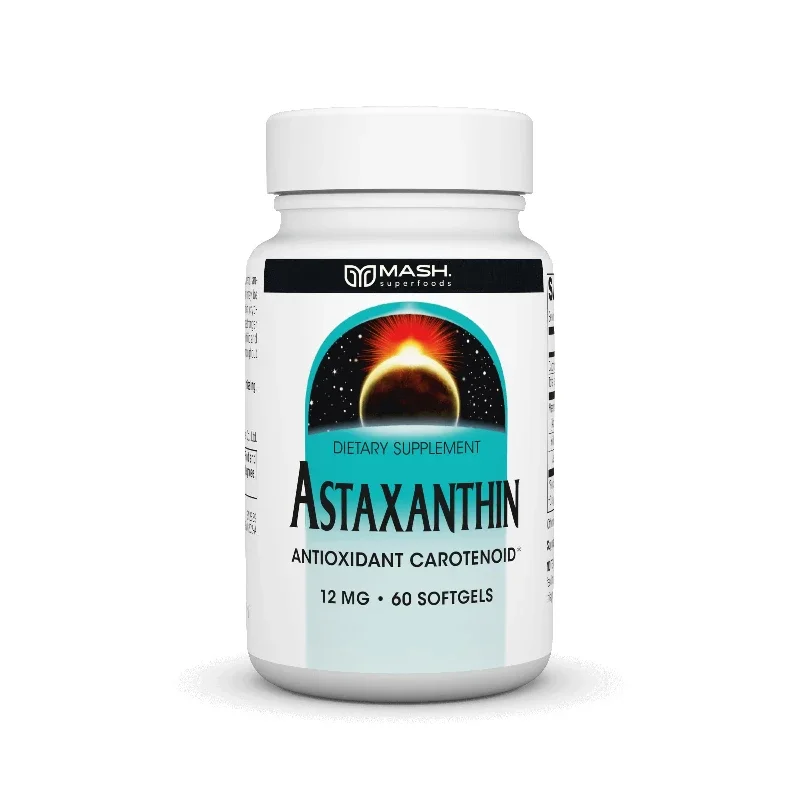 120pcs Astaxanthin Supplement with Grapeseed Oil, Ashwagandha Extract,Support Eye, Skin, Joint,And Immune System Health Capsules