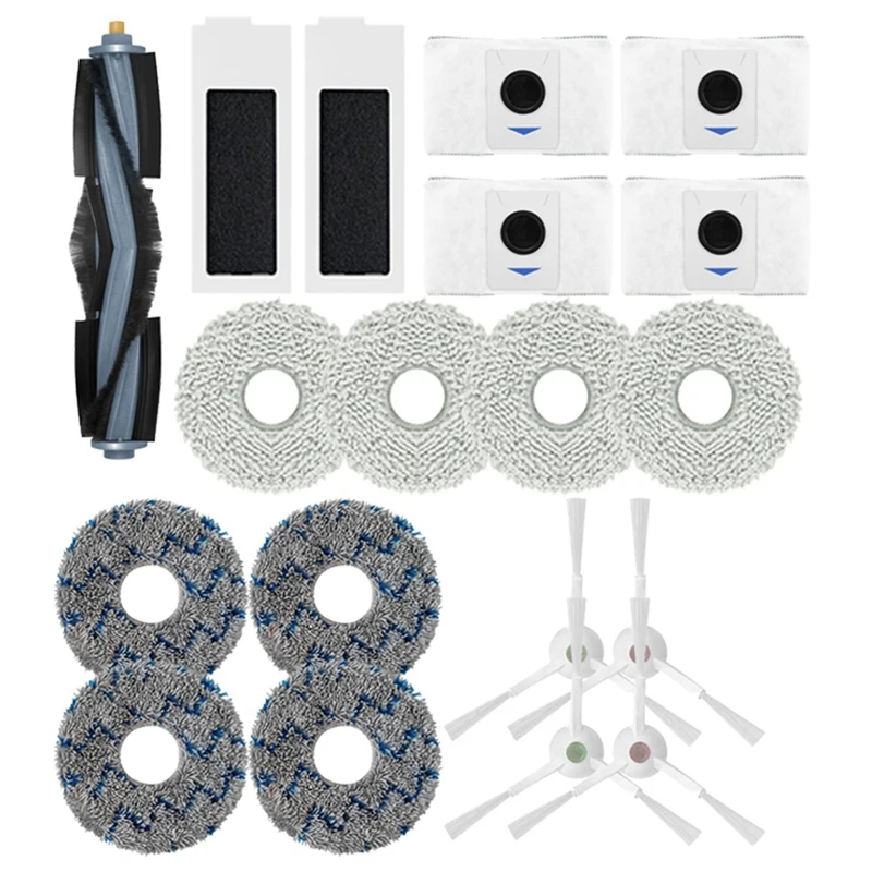 

AF89-For Ecovacs Deebot T20 OMNI/T20/T20 Max/T20 Pro Main Side Brush Mop Cloth HEPA Filter Dust Bag Replacement Spare Part