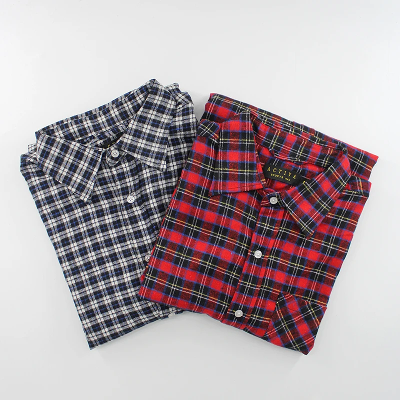 

Мужская деловая повседневная клетчатая одежда Long Sve из смеси хлопка и полиэстера, свободная посадка, молодежная осенняя одежда, отложной воротник irt