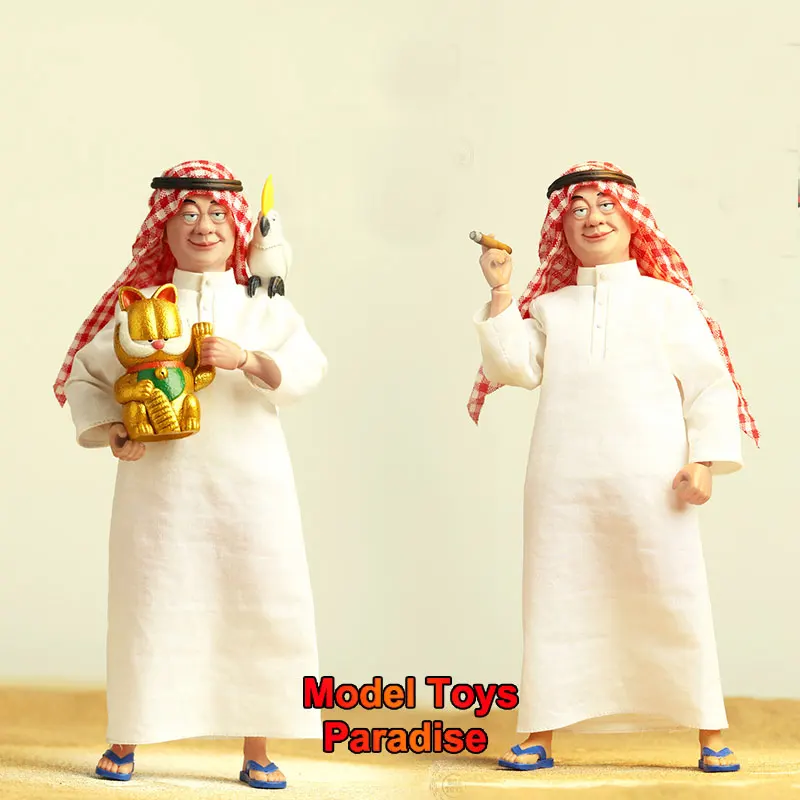 

BOBTOYS CJH-013 1/12 Collectible Toys Anime Arab Tycoon Chuang Jianghu Series Men Soldier 6'' Action Figure Model Gifts