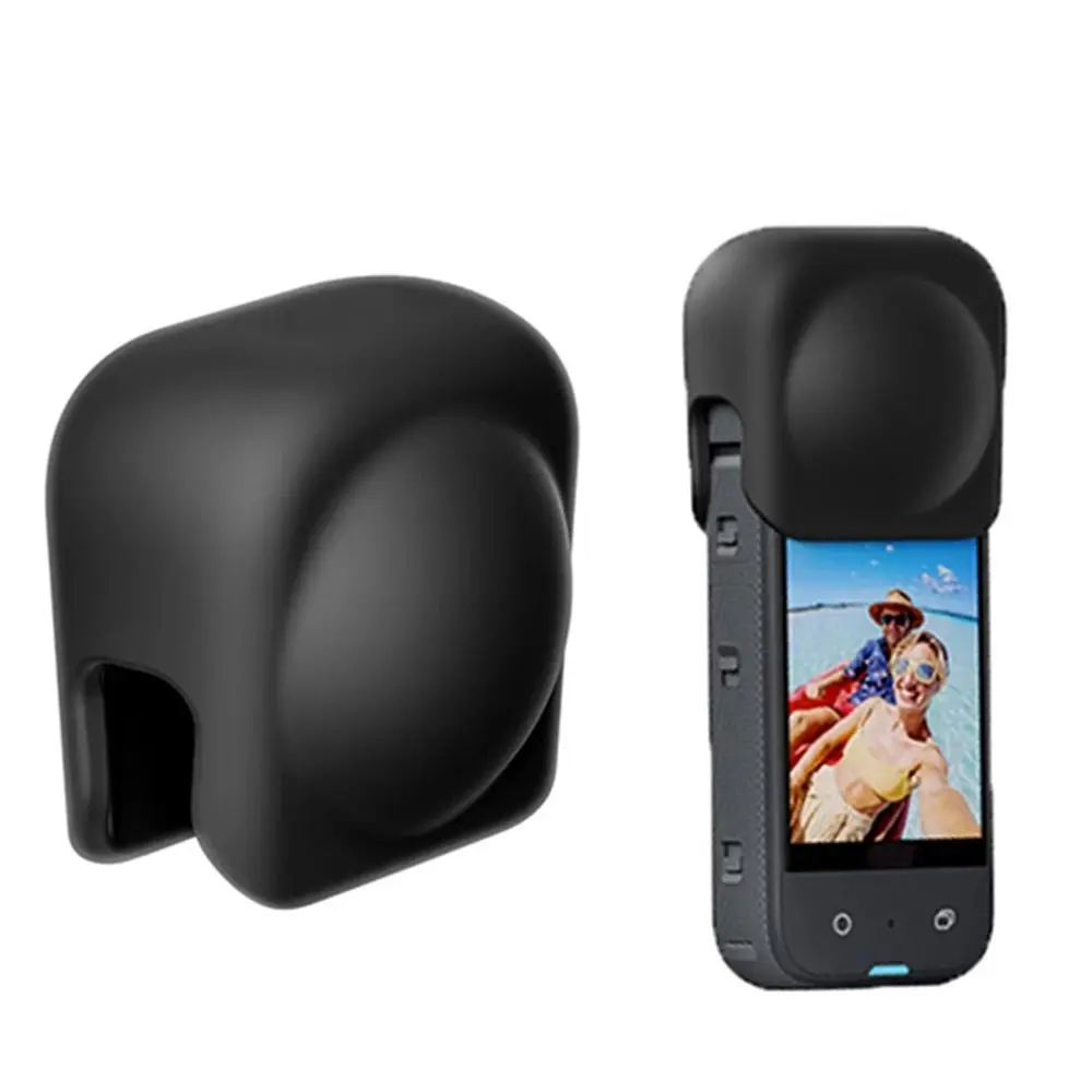 

New Anti-scratch Panoramic Action Camera Lens Cap Silicone Protector Dustproof Protective Case For Insta360 X3